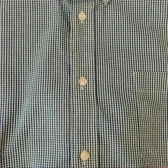 Lands End Shirt No Iron Pinpoint Oxford - Picture 4 of 9